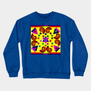 Star geometry Crewneck Sweatshirt